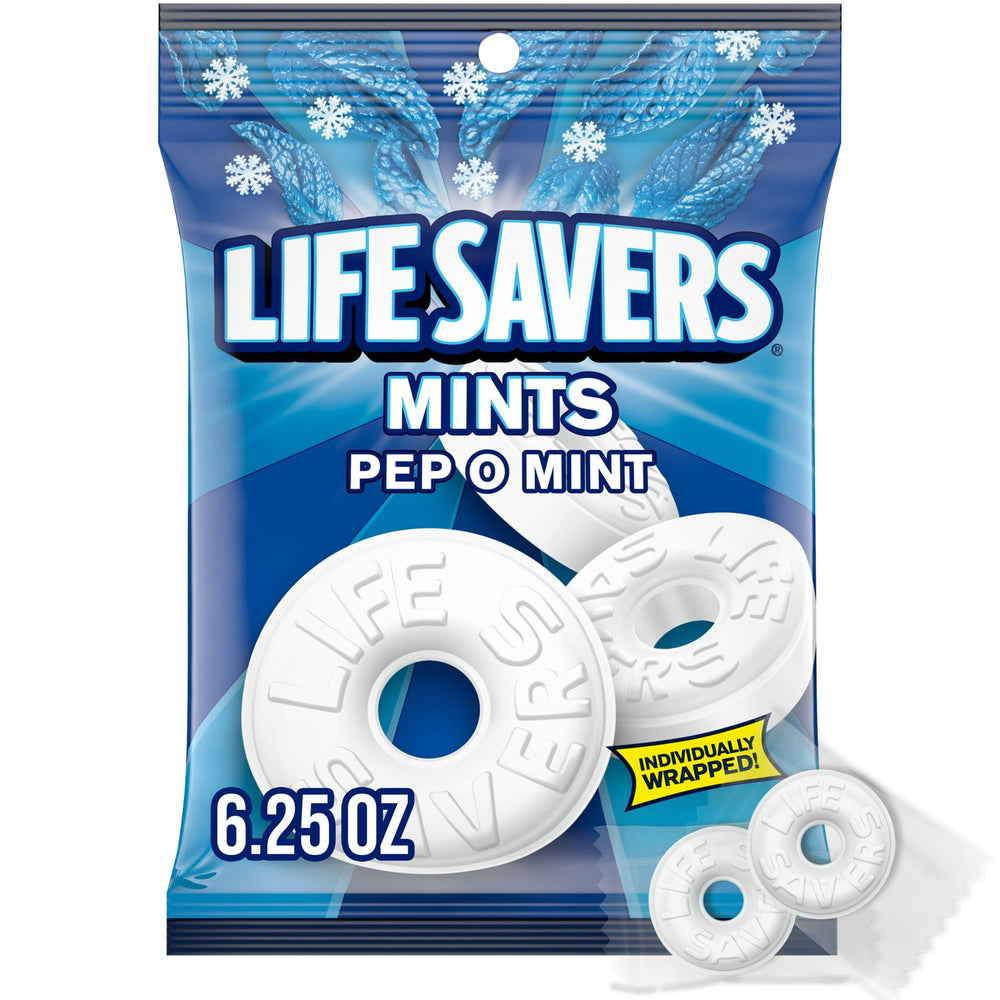 Life Savers Pep-O-Mint · Chicles y mentas · 177 g · bolsa