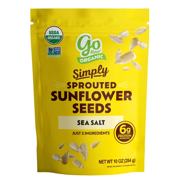 Go Raw Organic Sprouted Sunflower Seeds Sea Salt · Nueces · 6 g · bolsa
