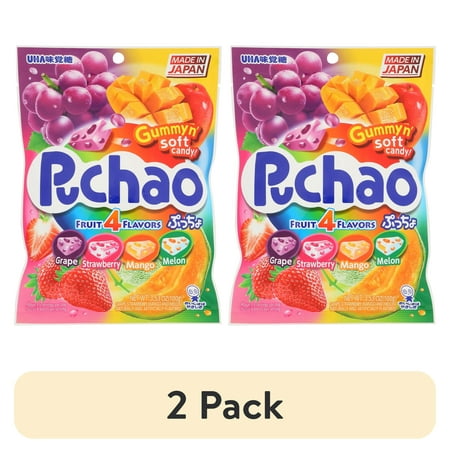 UHA Mikakuto Puchao Soft with Gummy Bits · Gomitas · 2 pack de 100 g