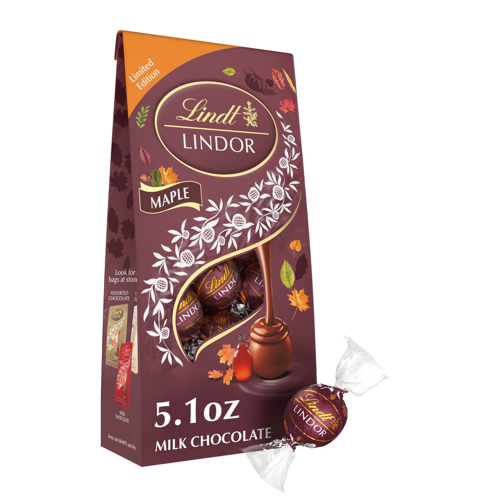 Lindt Lindor Maple Milk Chocolate Truffles · Caramelos · 145 g · bolsa