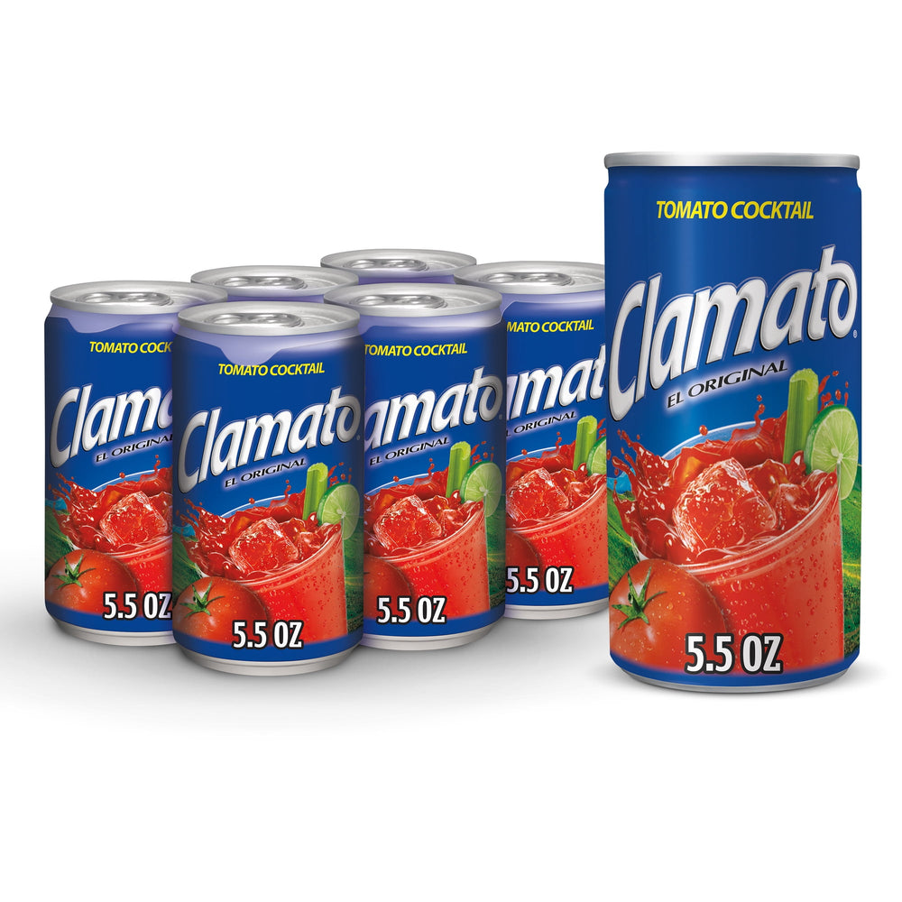 Clamato Original Tomato Cocktail · Bebida · 6 latas de 163 ml