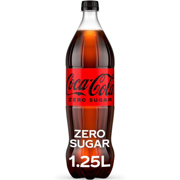 Coca-Cola Bottle 1.25 Liters Zero Sugar · Refresco · botella