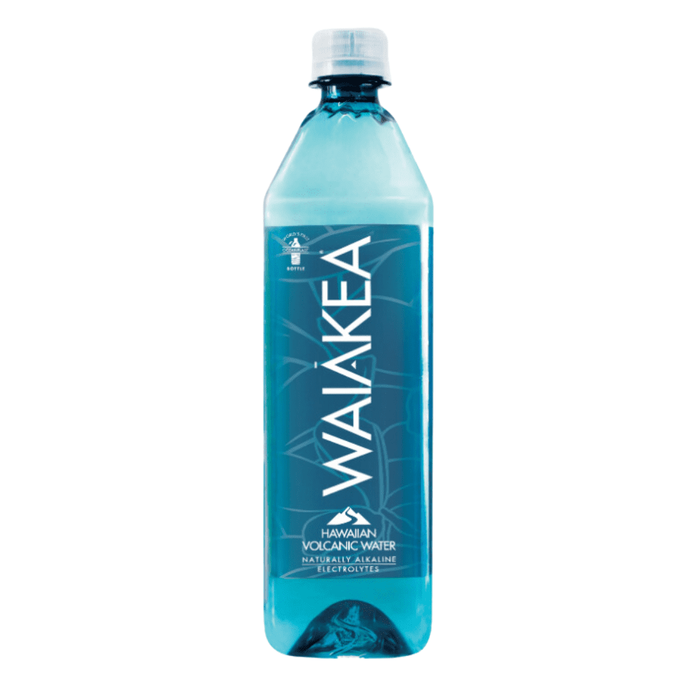 Waiakea Bottled Water Hawaiian Volcanic Alkaline Water · Bebida · botella