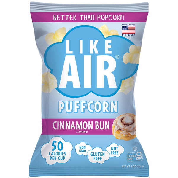 Like Air Puffcorn Cinnamon Bun Gluten-Free · Palomitas · 113 g · bolsa
