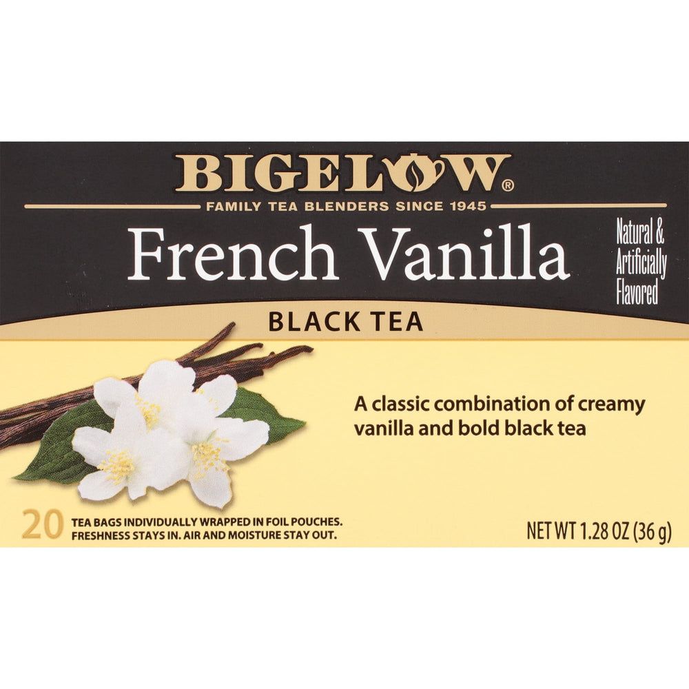 Bigelow French Vanilla Black Tea · Té · 20 pzas