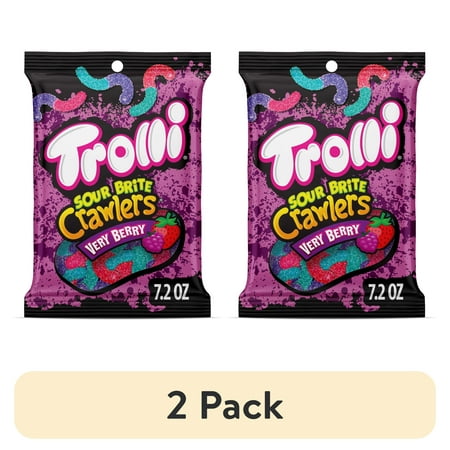 Trolli Sour Brite Crawlers Very Berry · Gomitas · 2 pack de 204 g