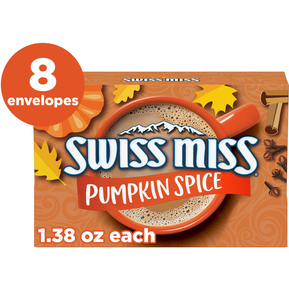 Swiss Miss Pumpkin Spice Hot Cocoa · Café y cremas · 8 pzas de 39 g