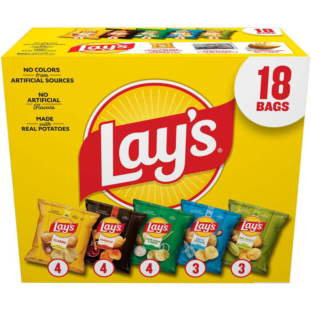 Lay's Mix Variety · Papas · 18 pzas de 28 g