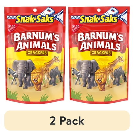 BARNUM'S Original Animal Snak-Saks · Galletas saladas · 2 pack de 227 g