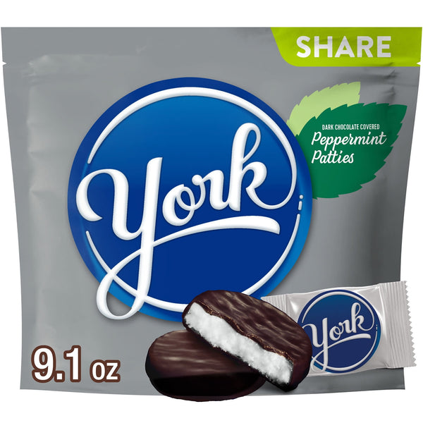 York Dark Chocolate Peppermint Share · Caramelos · 258 g