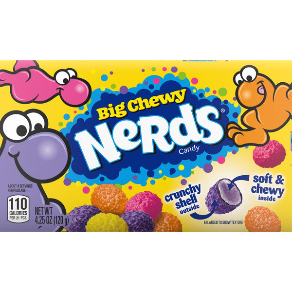 NERDS Big Theater · Caramelos · 120 g · caja
