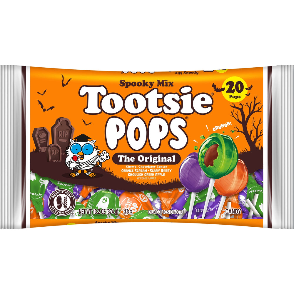 Tootsie Pops Halloween Gluten Free · Caramelos · 374 g