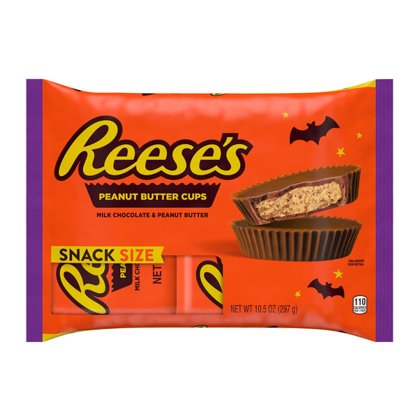Reese's Milk Chocolate Peanut Butter Cups Halloween · Caramelos · 298 g · bolsa · tamaño snack