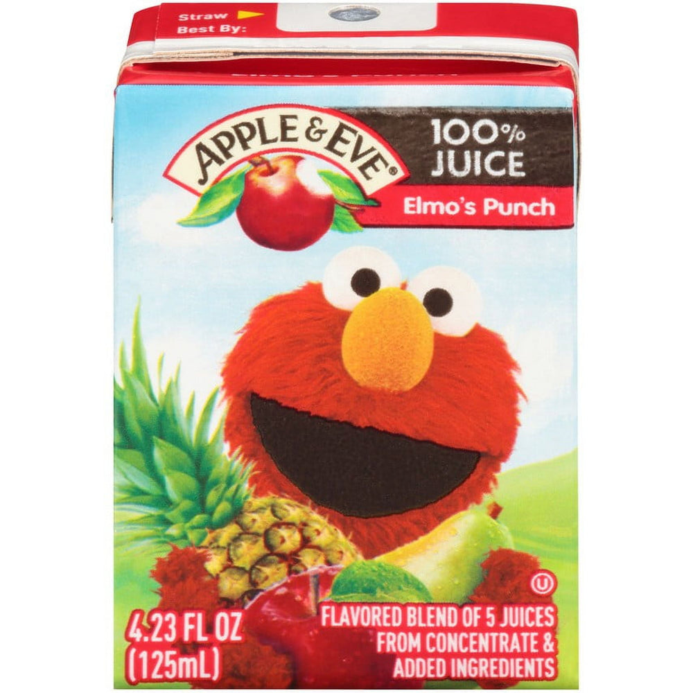 Apple & Eve 100% Elmo's Punch · Bebida · 8 pzas de 125 ml
