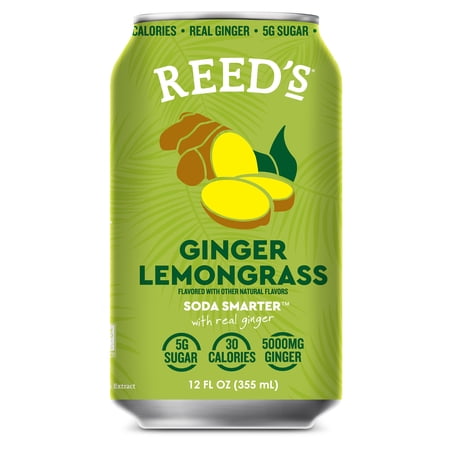 Reed's Ginger Lemongrass Functional Soda · Refresco