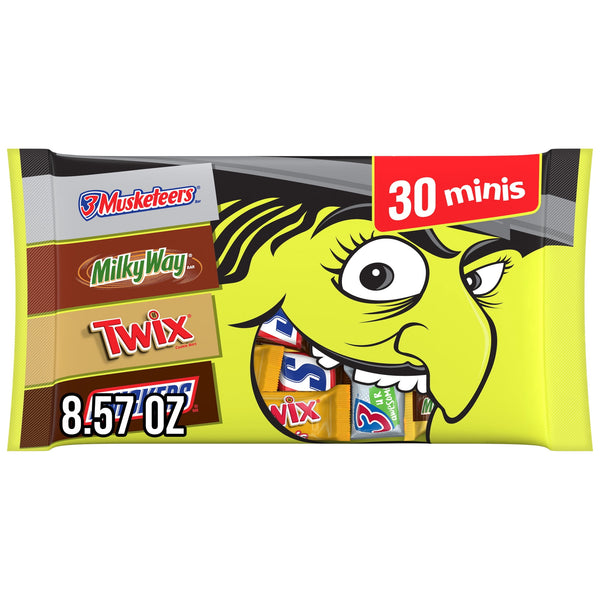 Snickers Twix Minis · Caramelos · 30 pzas · 243 g