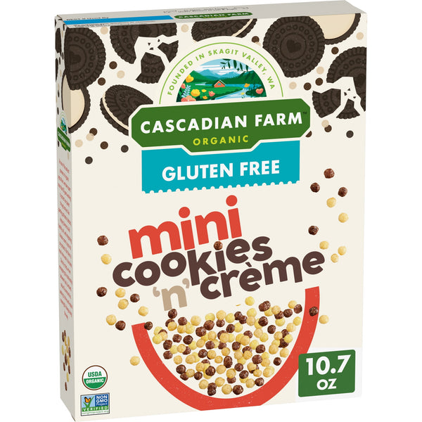 Cascadian Farm Organic Mini 'n' Crème Non-GMO sin gluten · Galletas · 303 g