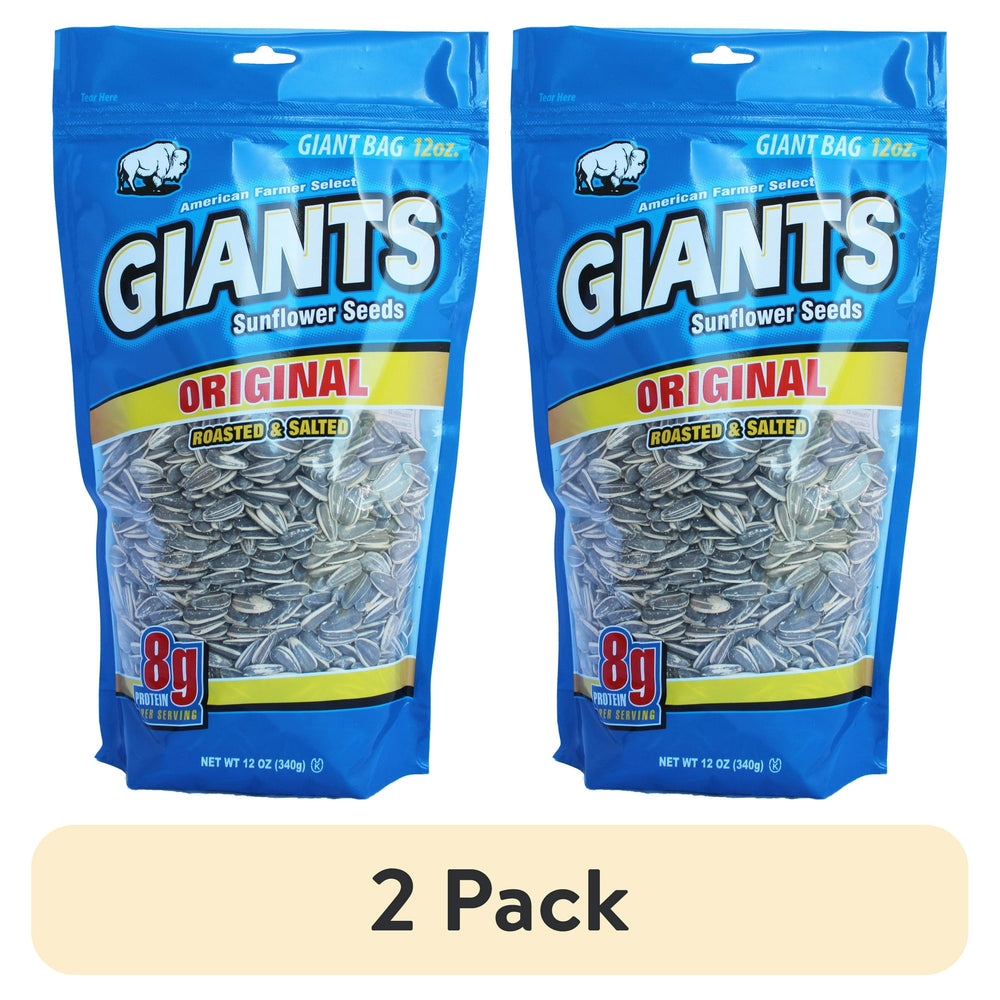 Giant Salted Sunflower Seeds With Shell · Nueces · 2 pack de 340 g