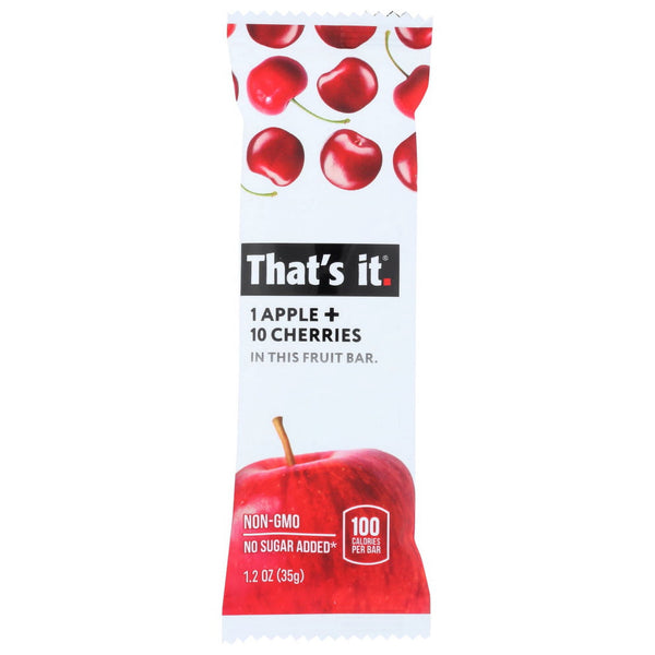That's It Fruit Bar Vegan Apple & Cherry · Gomitas · 34 g