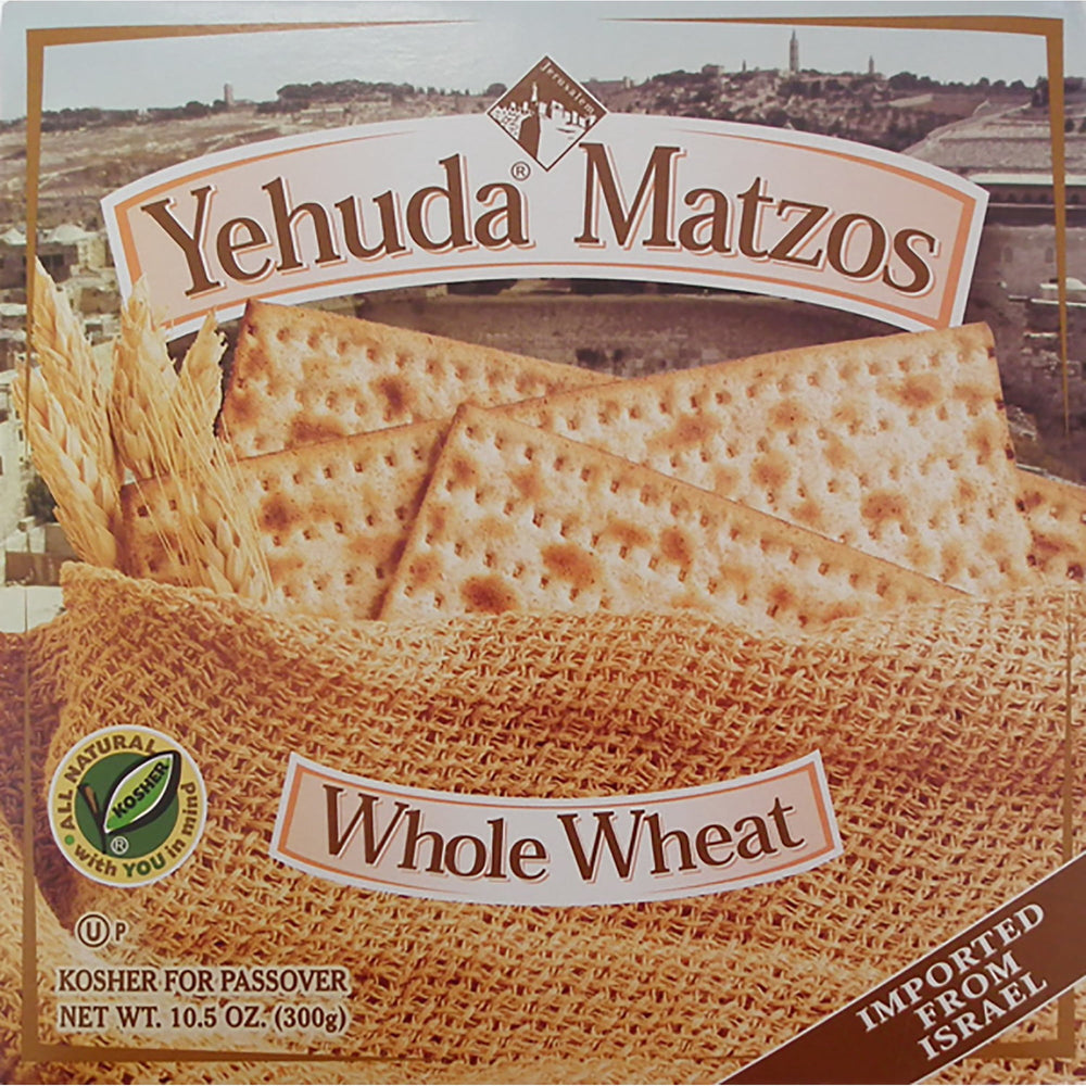 Yehuda Whole Wheat Matzo · Galletas saladas · 298 g · caja