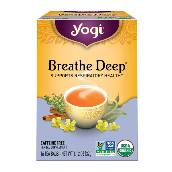 Yogi Breathe Deep Caffeine-Free · Té · 16 pzas
