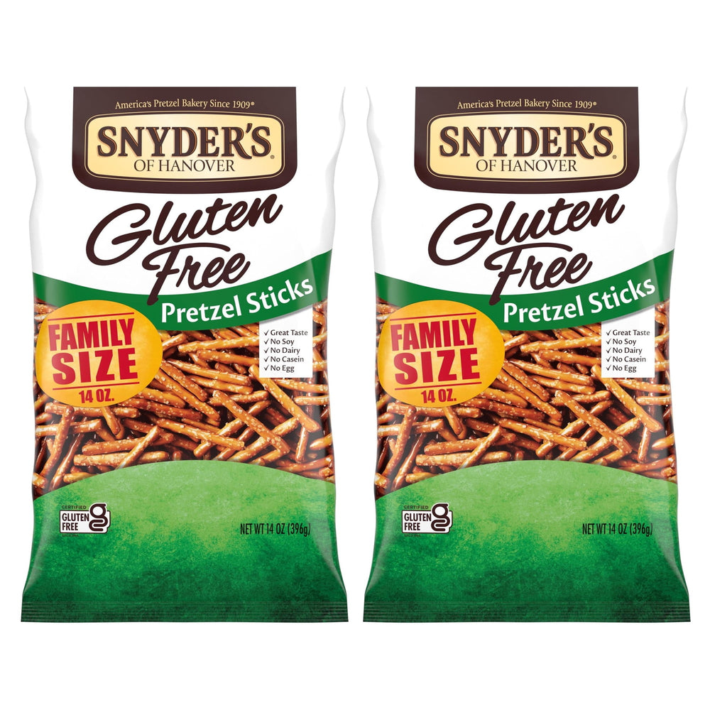 Snyder's of Hanover Pretzel Sticks sin gluten · Pretzels · 2 pack de 397 g
