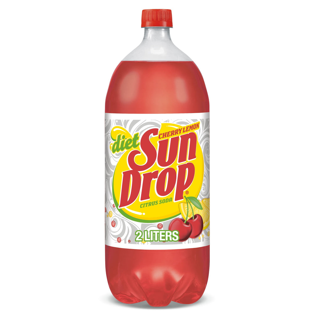 Diet Sun Drop · Refresco de cereza y limón · 2000 ml