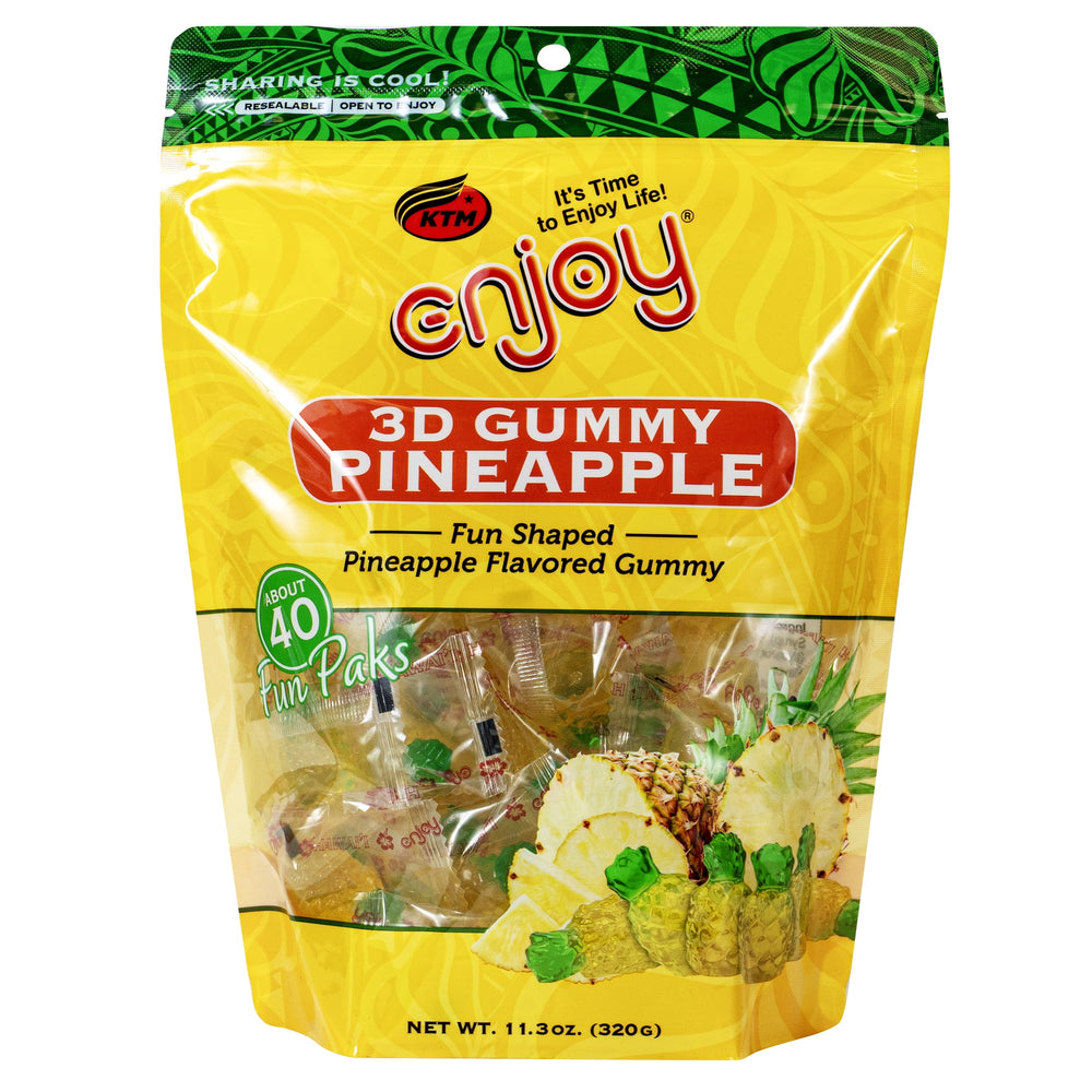 Enjoy 3D Gummy Pineapple Fun Pak ( · Gomitas · 320 g · bolsa