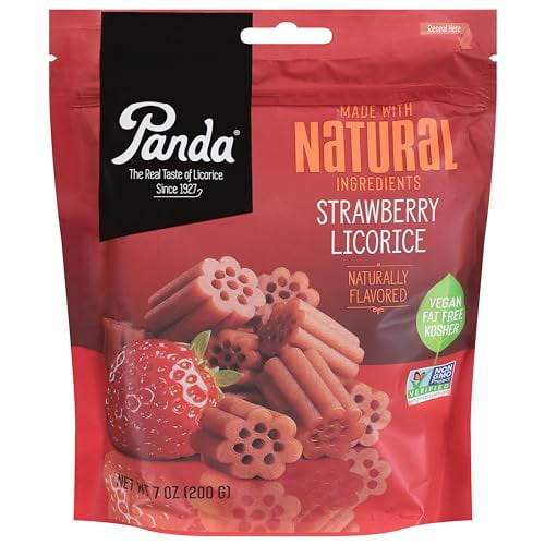 Panda All Natural Strawberry Licorice · Gomitas