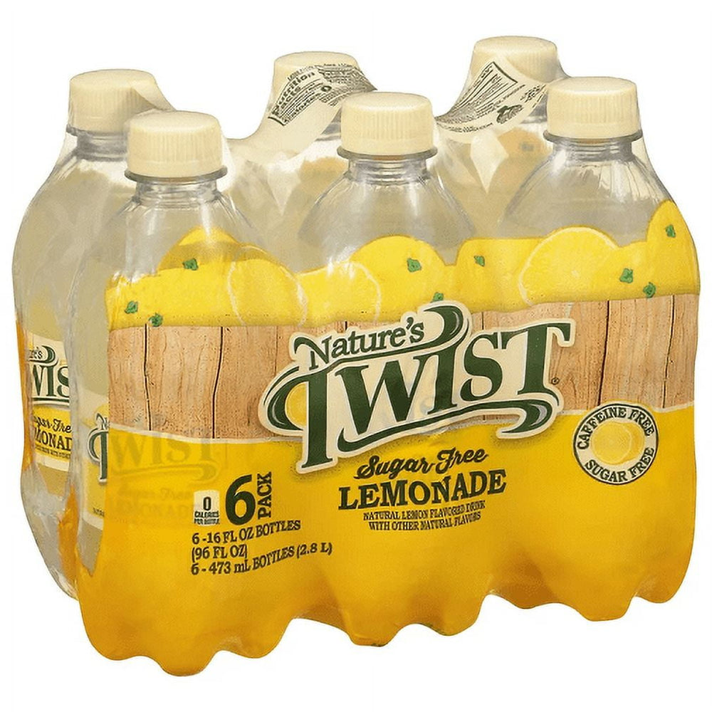 Nature's Twist Lemonade Sugar Free · Bebida · 6 bottle de 454 g