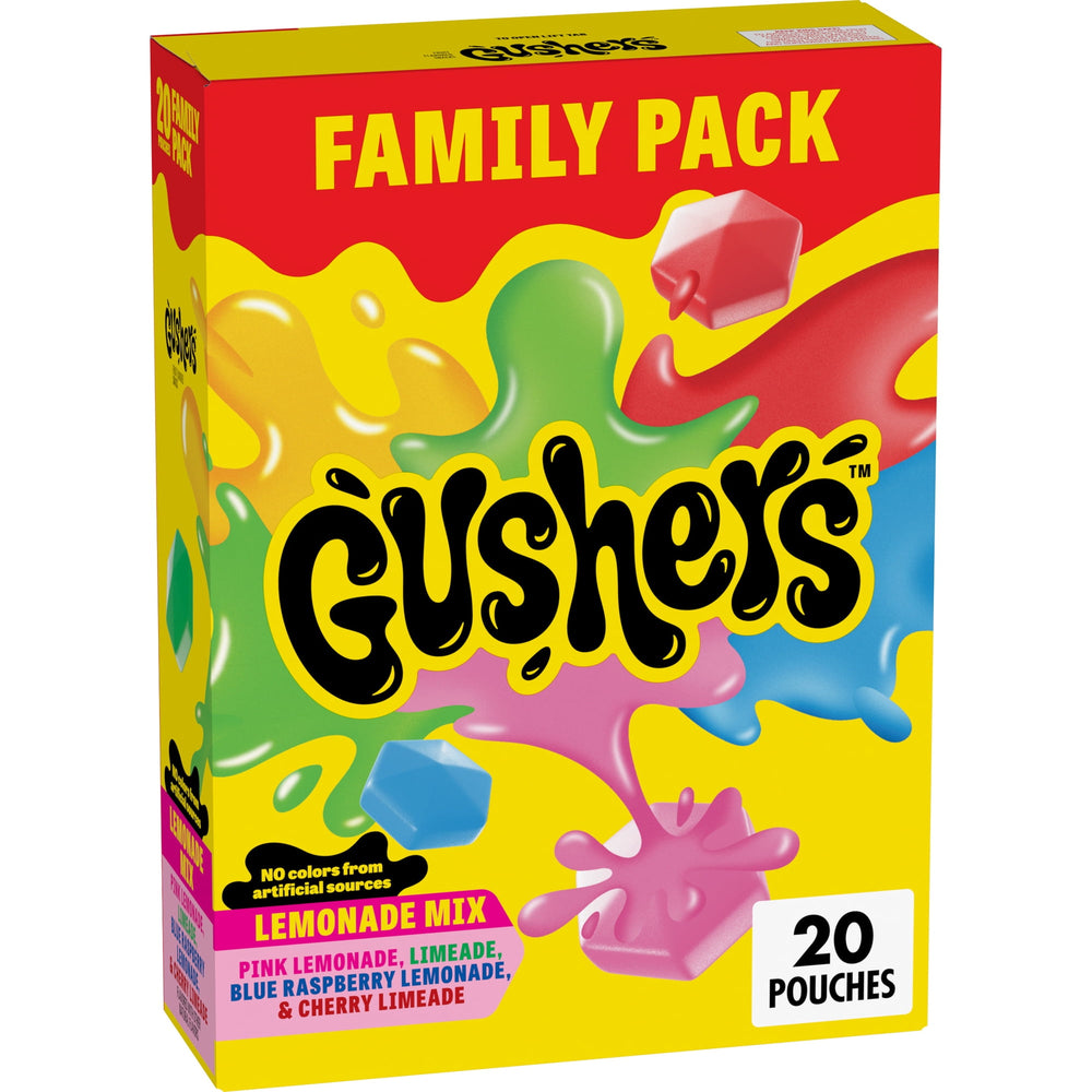 Gushers Fruit Lemonade Gluten Free · Gomitas · 20 sobres · 454 g