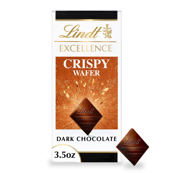 Lindt EXCELLENCE Wafer Dark Chocolate Bar · Galletas · 99 g