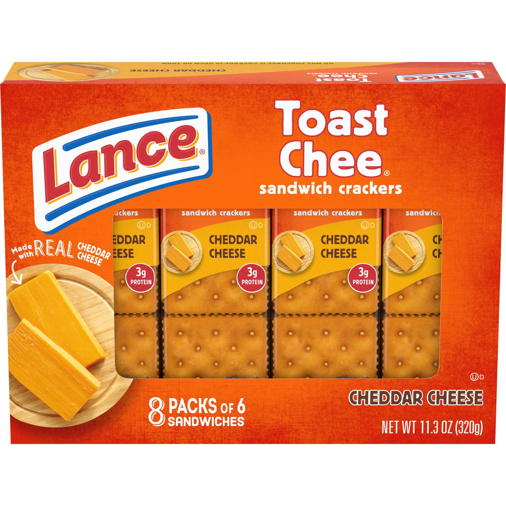 Lance ToastChee Cheddar · Galletas saladas