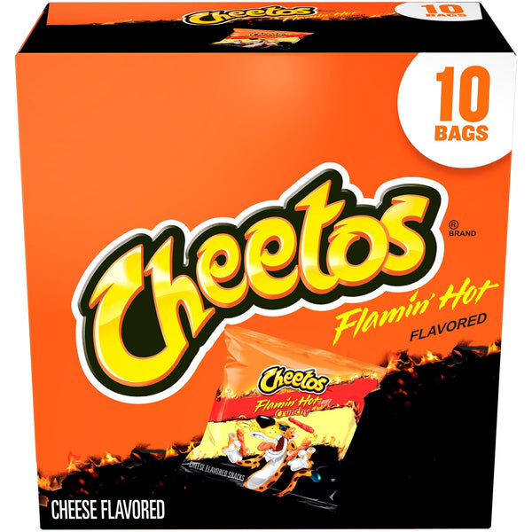 Cheetos Cheese Flamin' Hot · Frituras · 10 pzas de 28 g