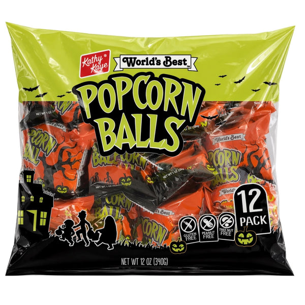Kathy Kaye's Halloween Sweet & Salty Balls sin gluten · Palomitas · 12 pzas