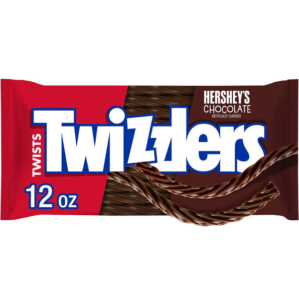 Twizzlers Twists HERSHEY's Chocolate Licorice Style · Caramelos · 340 g · bolsa