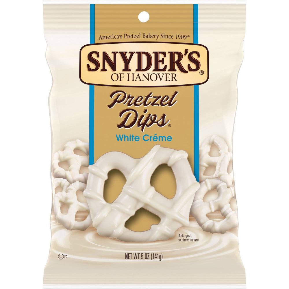 Snyder's of Hanover White Chocolate Crème Pretzel Dips · Pretzels · 142 g · bolsa