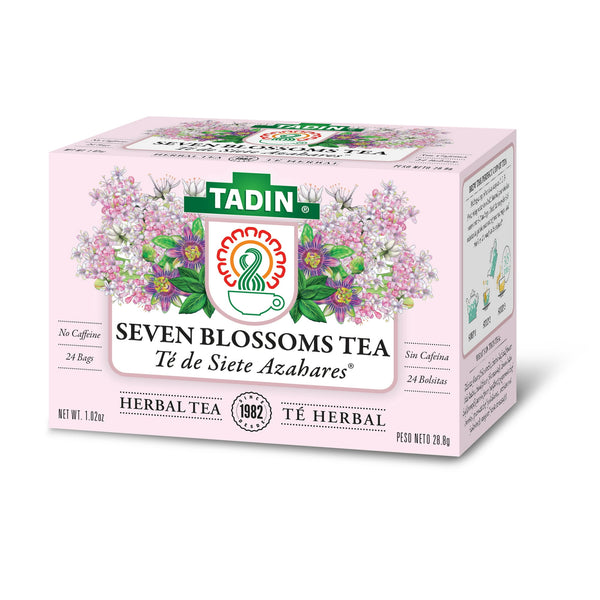 Tadin Seven Blossoms Tea Herbal Tea Caffeine-Free · Té · 24 pzas
