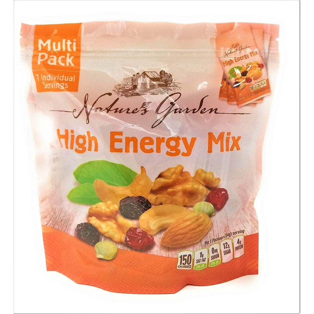 Nature's Garden High Energy Mix Trail - Allergen-Free Nut · Nueces