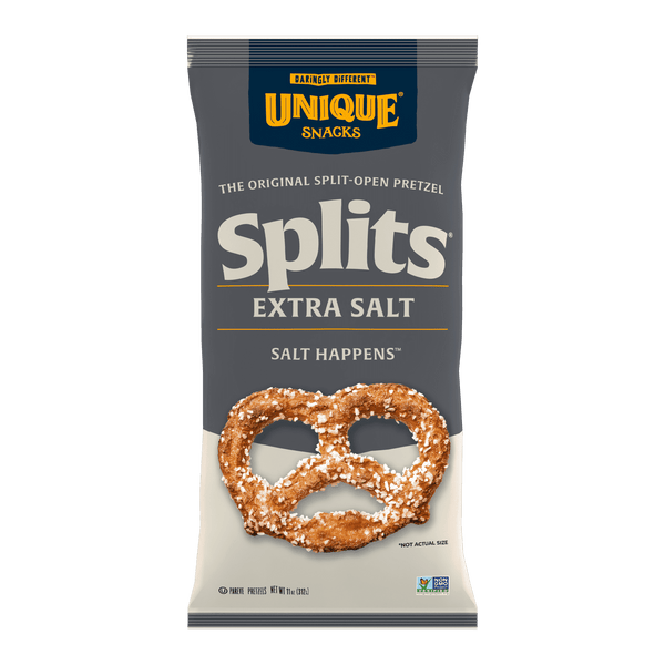 Unique Extra Salt Pretzel Splits Homestyle · Pretzels · 6 pack de 312 g