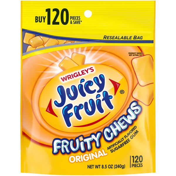 Juicy Fruit · Chicles y mentas · 120 pzas