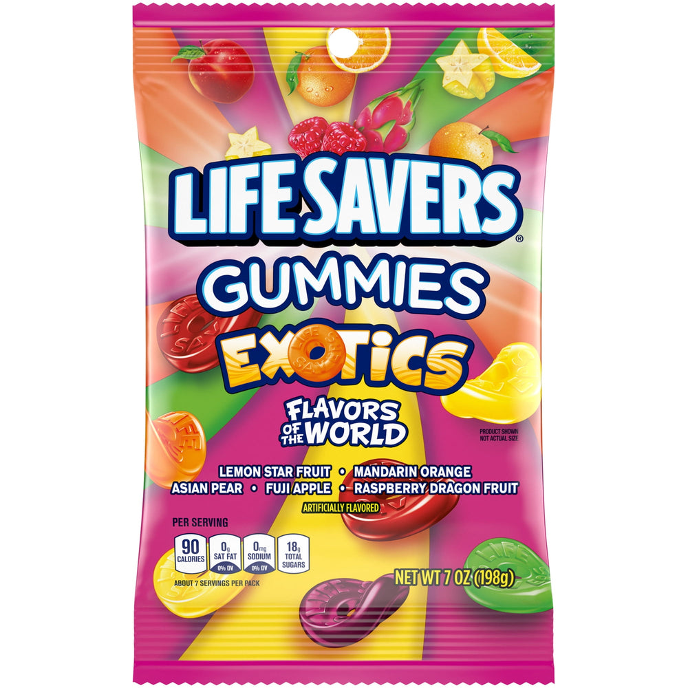 Life Savers Exotics · Gomitas · 198 g · bolsa
