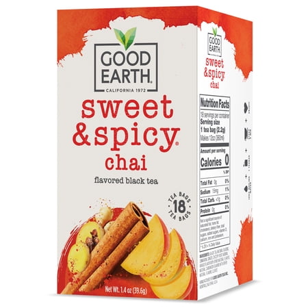 Good Earth Sweet & Spicy Chai · Té · 18 pzas