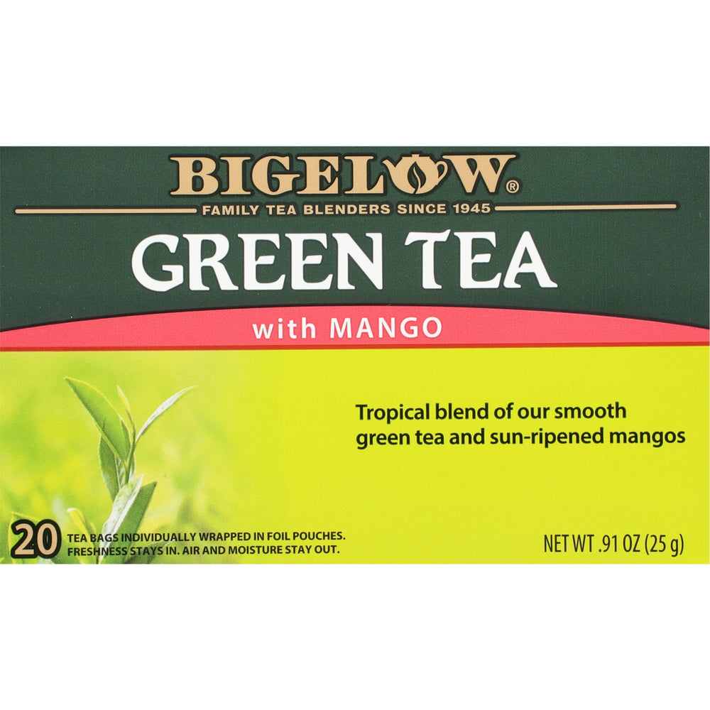 Bigelow Green Tea with Mango Tea · Té · 20 pzas