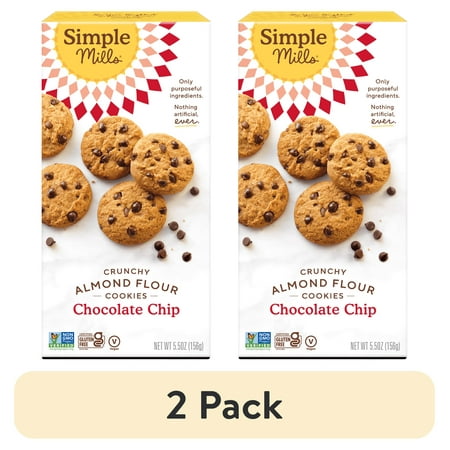 Simple Mills Chocolate Chip · Galletas · 2 pack de 156 g