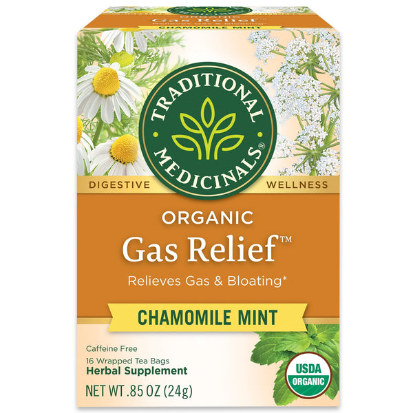 Traditional Medicinals Tea Organic Gas Relief · Té · 16 pzas