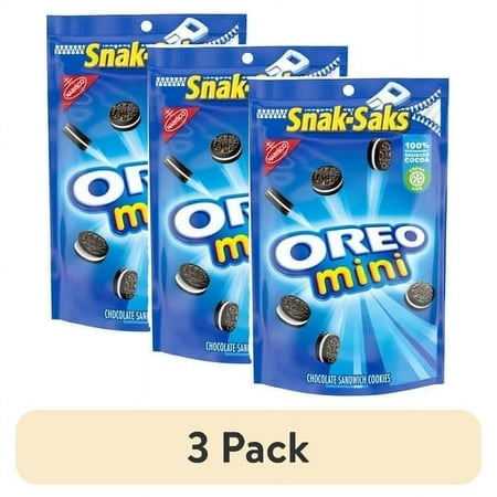 OREO Minis Chocolate · Galletas · 3 pack de 227 g