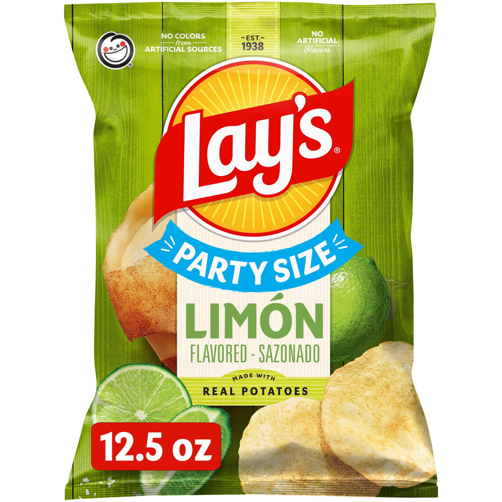 Lay's Limon Potato · Papas · 354 g · bolsa · tamaño fiesta