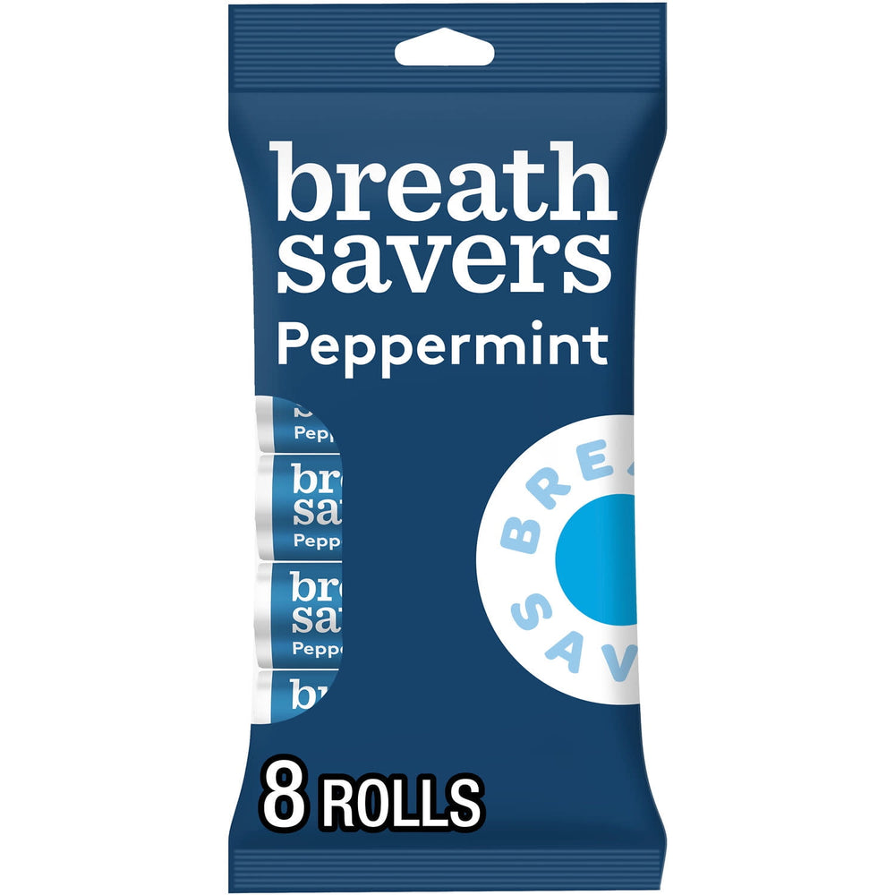 Breath Savers Peppermint sin azúcar Rolls · Chicles y mentas · 8 pzas de 21 g