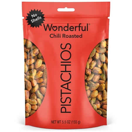 Wonderful Pistachios No Shells Chili Roasted Nuts · Nueces · 156 g · bolsa